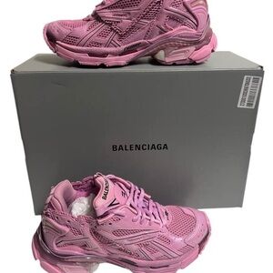 Balenciaga Runner Track Sneakers Low Pink Size 9
